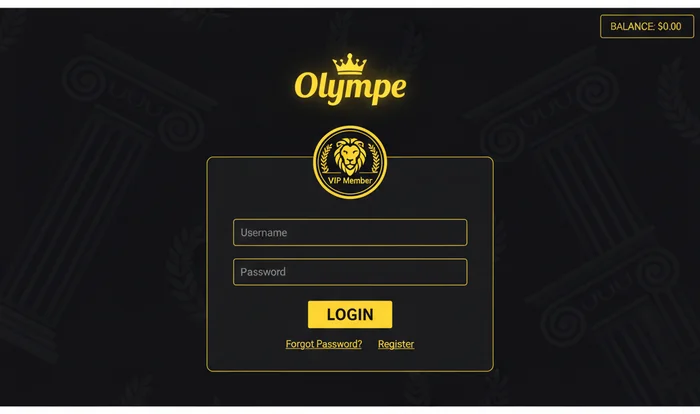 Olympe Casino Login